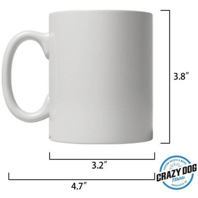  Crazy Dog Keep It Free Camping Mug Funny Sarcastic Nature Graphic Novelty Coffee Cup-11oz