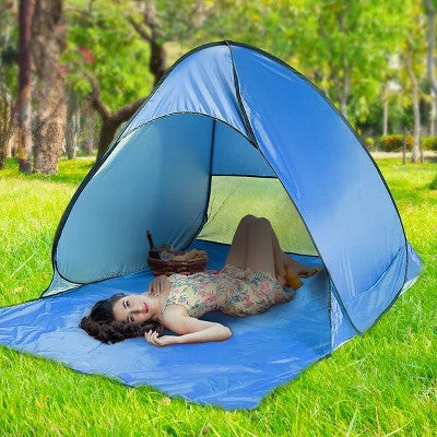  Pop Up Beach Tent Sun Shade Shelter Anti-UV Automatic Waterproof Tent Canopy For 2/3 Man