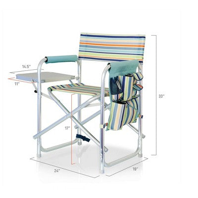 Picnic Time Sports Chair St. Tropez Collection