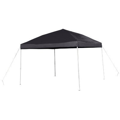  Emma And Oliver 8'x8' Weather Resistant, UV Coated Pop Up Canopy Tent With Reinforced Corners, Height Adjustable Frame And Carry Bag