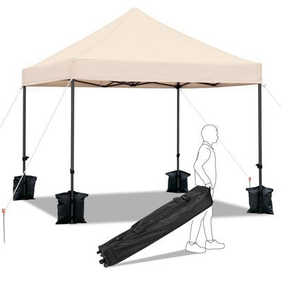  Yaheetech Pop-up Waterproof Canopy 10'x10'