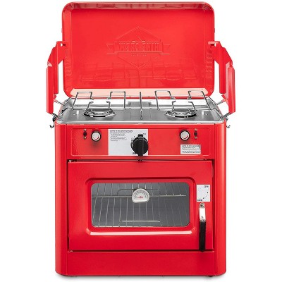  Hike Crew Portable Camping Oven With Dual Burner Propane Stove
