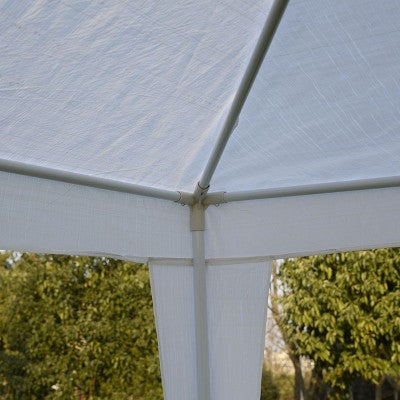  Costway 10'x10' Outdoor Heavy Duty Pavilion Cater Events Outdoor Party Wedding Tent White