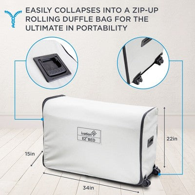  Ivation Air Mattress With Built In Pump & Deflate Defender