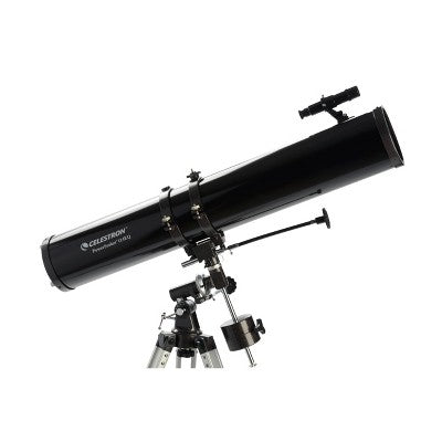  Celestron PowerSeeker 114EQ Telescope With Basic Smartphone Adapter - Black