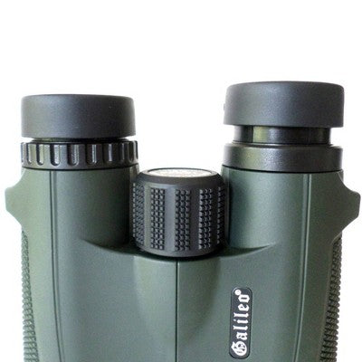  Galileo G-1242WP 12mm X 42mm Water And Fog Proof Roof BAK-4 Prism Binocular - Black