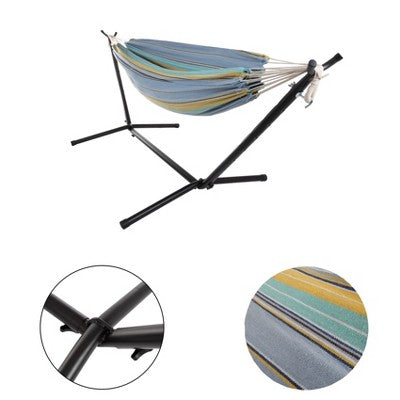  Hastings Home Double Brazilian Hammock With Stand