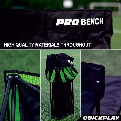  QUICKPLAY PRO Bench Team Spectator Bench (3 Sizes)