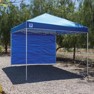  Z-Shade 10 By 10 Foot Everest Instant Straight Leg Canopy Tent Taffeta Sidewall Accessory Only To Provide Protection For Outdoor Events, Blue