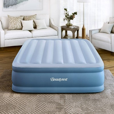  Beautyrest Sensarest 18" Anti-Microbial Air Mattress With Built-In Pump - Queen