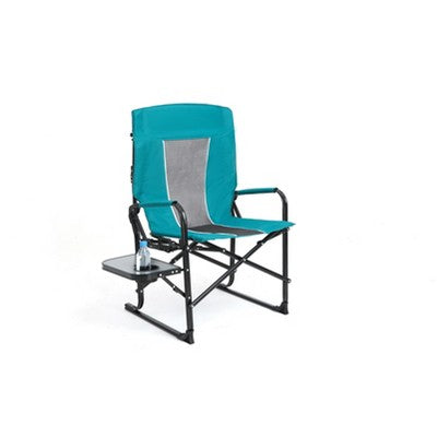  Camping Directors Chair, Heavy Duty,Oversized Portable Folding Chair With Side Table, Pocket For Beach, Fishing,Trip,Picnic,Lawn Blue