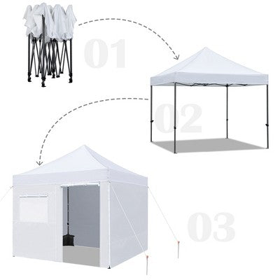  Yaheetech Outdoor Canopy 10'x10' For Camping Wedding Parties