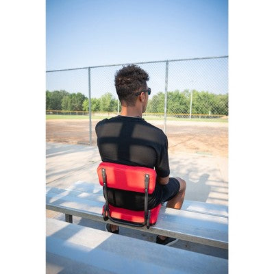  Stansport Steel Frame Foldable Coliseum Seat - Red