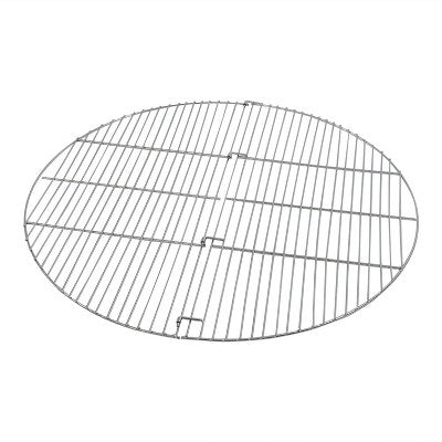 Sunnydaze Decor Sunnydaze Outdoor Camping Portable Heavy-Duty Foldable Chrome-Plated Fire Pit Cooking Grill Grate