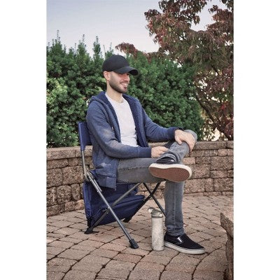  Zenithen Folding Backpack Outdoor Chair, Dark Blue