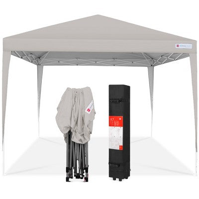  Best Choice Products 10x10ft Pop Up Canopy Outdoor Portable Adjustable Instant Gazebo Tent W/ Carrying Bag