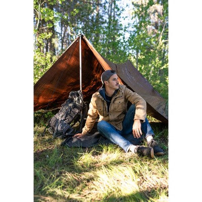  Stansport Light-Duty Rip-Stop Tarp 5' X 7' - Brown - 2 Pack
