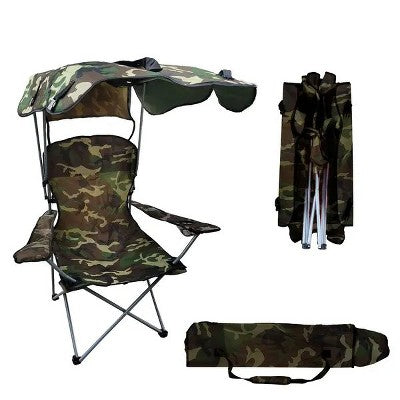  Racxily Foldable Beach Canopy Chair Sun Protection Camping Lawn Canopy Chair 330LBS Load Folding Seat