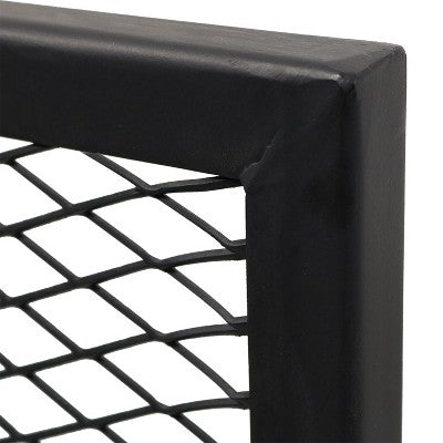 Sunnydaze Decor Sunnydaze Outdoor Camping Or Backyard Heavy-Duty Steel Square X-Marks Fire Pit Cooking Grilling Grate