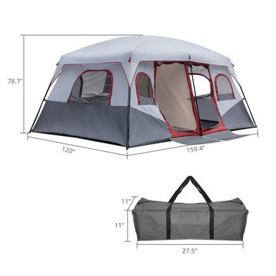  Karl Home | 10-Person Family Camping Tent