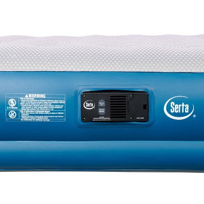  Serta 16" Raised Inflatable Air Mattress With Built In Pump - Queen