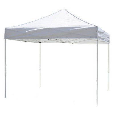  Z-Shade ZSBP10VNTWH-S 10 By 10 Foot White Venture Straight Leg Canopy And Emergency Tent Shelter For Outdoor And Indoor Use, 100 Square Foot Coverage