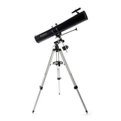  Celestron PowerSeeker 114EQ Telescope With Basic Smartphone Adapter - Black