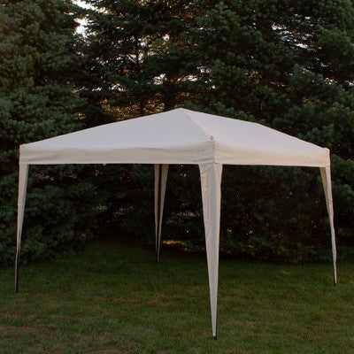  Northlight 10' X 10' Beige Pop-Up Outdoor Canopy Gazebo