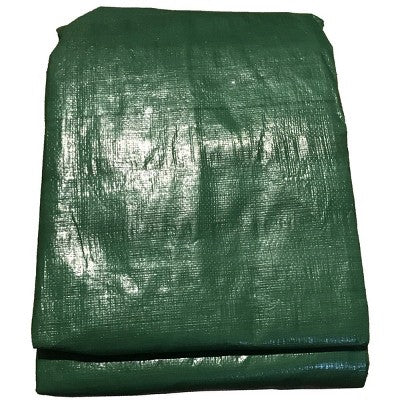  Moose Supply 8 Mil Drawstring Green Tarp Yardwork Leaf Hauler, 9' X 9'
