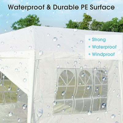  Costway 10'x30' Outdoor Party Wedding Tent Canopy Heavy Duty Gazebo