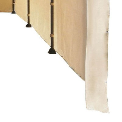  Caravan Canopy Mega Domain Carport 4 Sidewalls, Tan (Sidewalls Only)