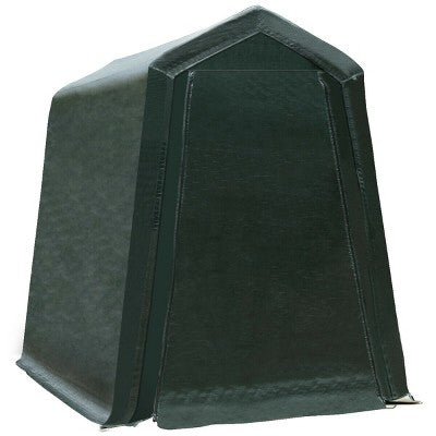  Costway 6'x8' Patio Tent Carport Storage Shelter Shed Car Canopy Heavy Duty Green
