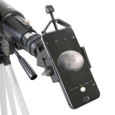  Celestron Travel Scope 50 Portable Telescope With Basic Smartphone Adapter - Black