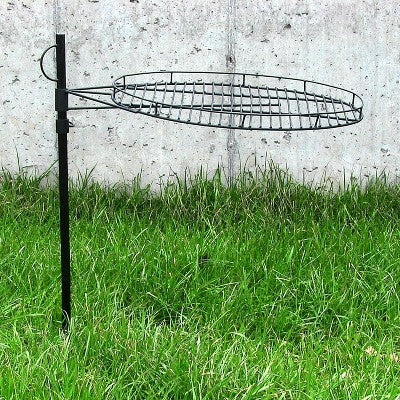 Sunnydaze Decor Sunnydaze Outdoor Heavy-Duty Height-Adjustable Fire Pit Cooking Grill Grate With 360-Degree Rotation - 24"