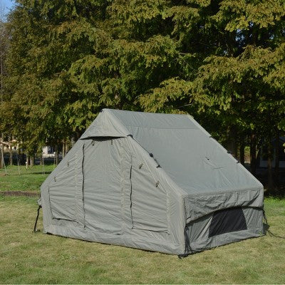  4 Person Inflatable Glamping Tent, 4-Season Waterproof Air Camping Tent House With Quick Setup And Windproof Structure – Cuddlewood