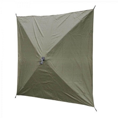  CLAM Quick-Set Escape 12 X 12 Foot Portable Pop-Up Camping Outdoor Gazebo Screen Tent Canopy Shelter And Carry Bag With Wind And Sun Panels Sets, Green