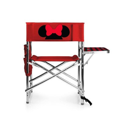  Picnic Time Disney Minnie Mouse Folding Camping Sports Chair - Red