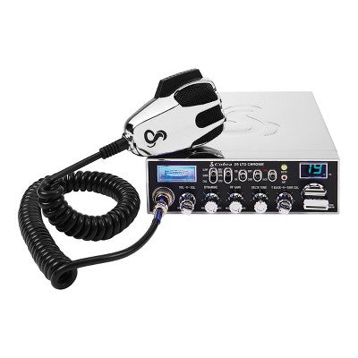  Cobra 40-Channel AM/FM CB Radio With Microphone, 29 LTD Classic (Chrome Face)