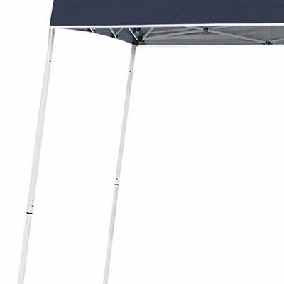  Z-Shade 10 X 10 Foot Push Button Angled Leg Instant Shade Outdoor Canopy Tent Portable Shelter With Steel Frame And Storage Bag, Navy