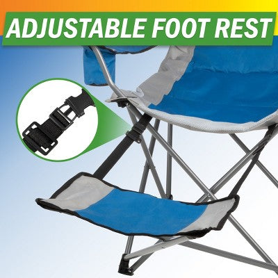  Wakeman Outdoors Camping Chair With Footrest