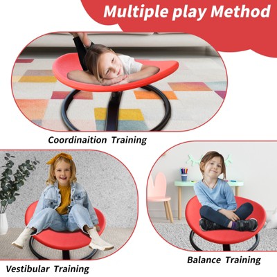  Gulches Kids Sensory Swivel Chair - For Autism/ADHD, Trains Coordination, Safe Comfortable Sensory Tool