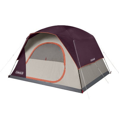  Coleman 10' Sky Dome 6 Person Family Tent - Blackberry
