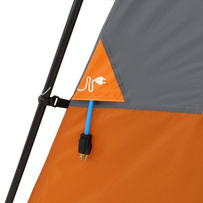 Core Equipment 6 Person Straight Wall Tent - Orange