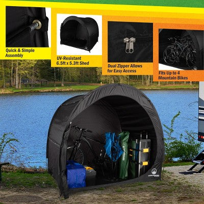  6.5x5.3x5.3 Bike Storage Shed