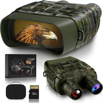  GTHUNDER 32GB FHD 1080P Digital Night Vision Binocular - Total Darkness Surveillance
