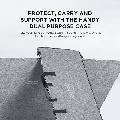  EF ECOFLOW 400W Portable Solar Panel, Foldable & Durable, Complete With An Adjustable Kickstand Case, Waterproof IP68 For Outdoor Adventures
