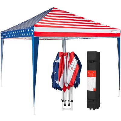  Best Choice Products 10x10ft Pop Up Canopy Outdoor Portable Adjustable Instant Gazebo Tent W/ Carrying Bag