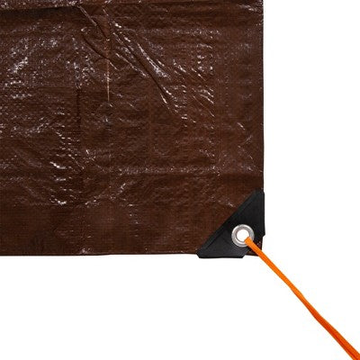  Stansport Light Duty Ripstop Tarp 3.5 Mil Thick Brown