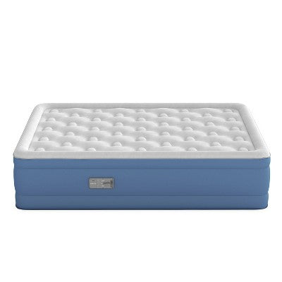 Simmons Rest Aire 17" Comfort Top Anti-Microbial Air Mattress With Built-in Pump - Queen