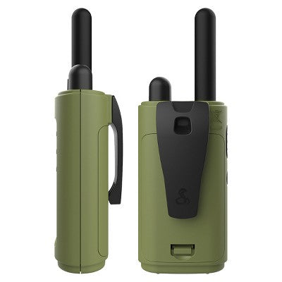  Cobra HE150 B - Kid Friendly Walkie Talkies - 16-Mile Range Two-Way Radio Set, 2-Pack - Green